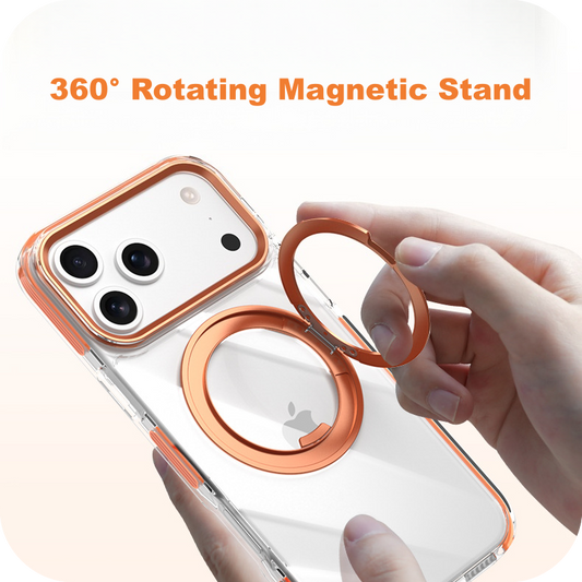 LEKCASE iPhone 17 Series Magnetic 360° Rotating Stand Protective Case