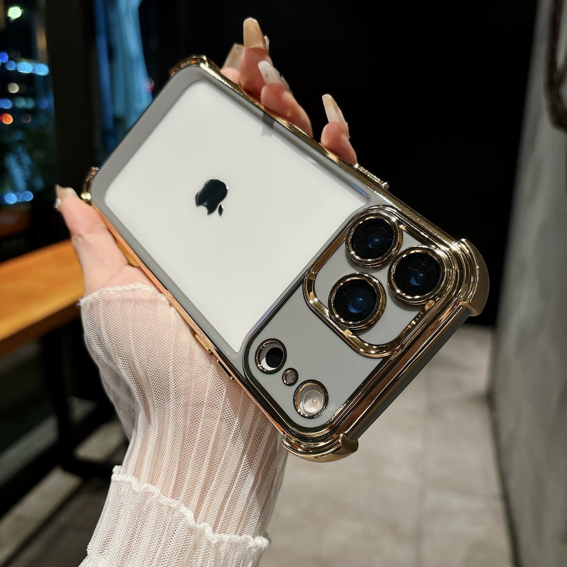 Blush Plated MagSafe Protective Case for iPhone LEKCASE