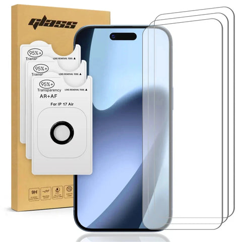 LEKCASE For iPhone 17 2.5D Tempered Glass Screen & Lens Protector