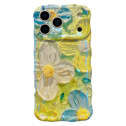 LEKCASE iPhone 17 Series Oil Painting Flower Case – Artistic Floral Protective Cover LEKCASE