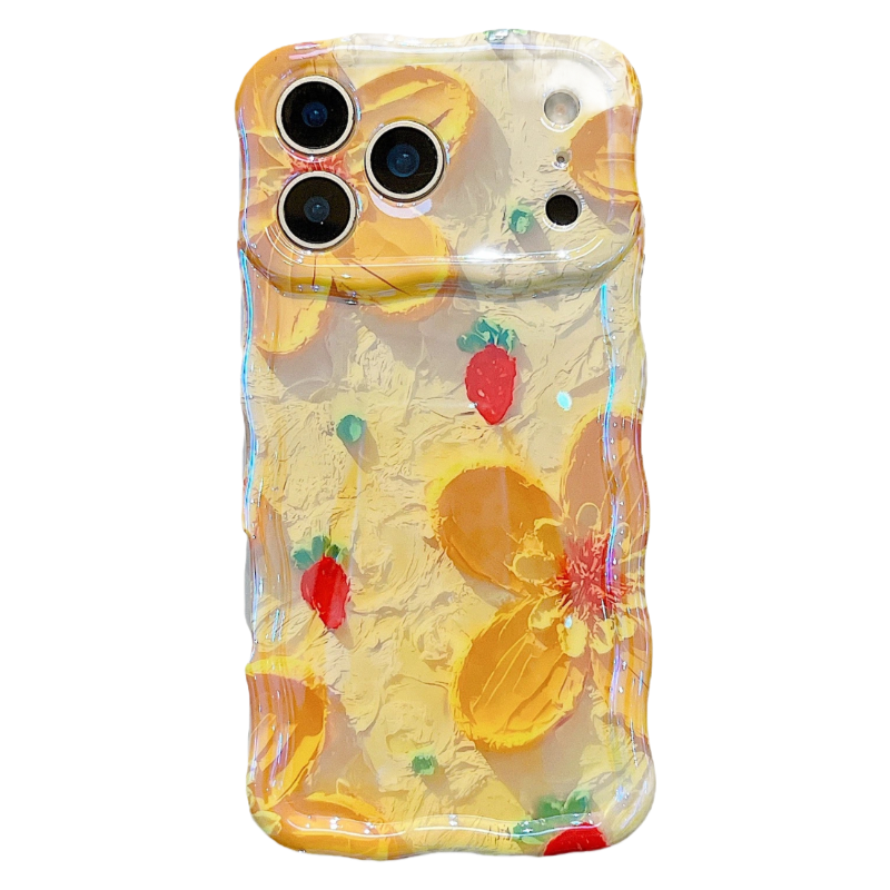 LEKCASE iPhone 17 Series Oil Painting Flower Case – Artistic Floral Protective Cover LEKCASE