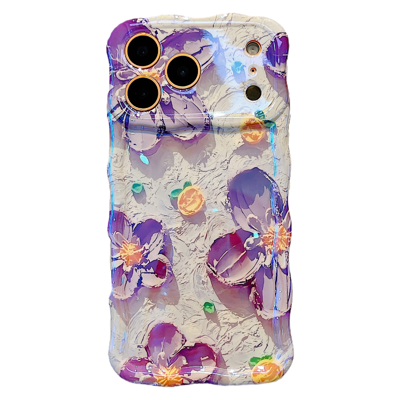 LEKCASE iPhone 17 Series Oil Painting Flower Case – Artistic Floral Protective Cover LEKCASE