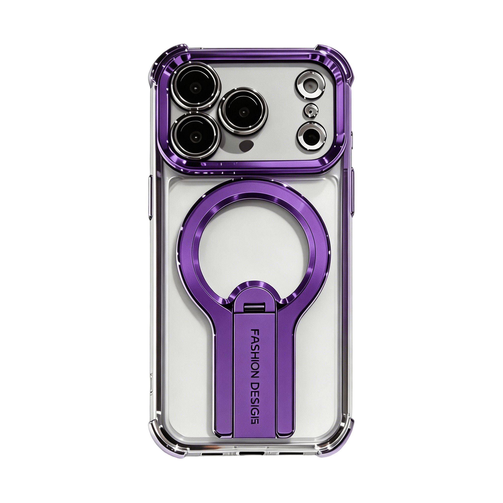 Invisible Bracket Magnetic Electroplating Mobile Phone Case LEKCASE