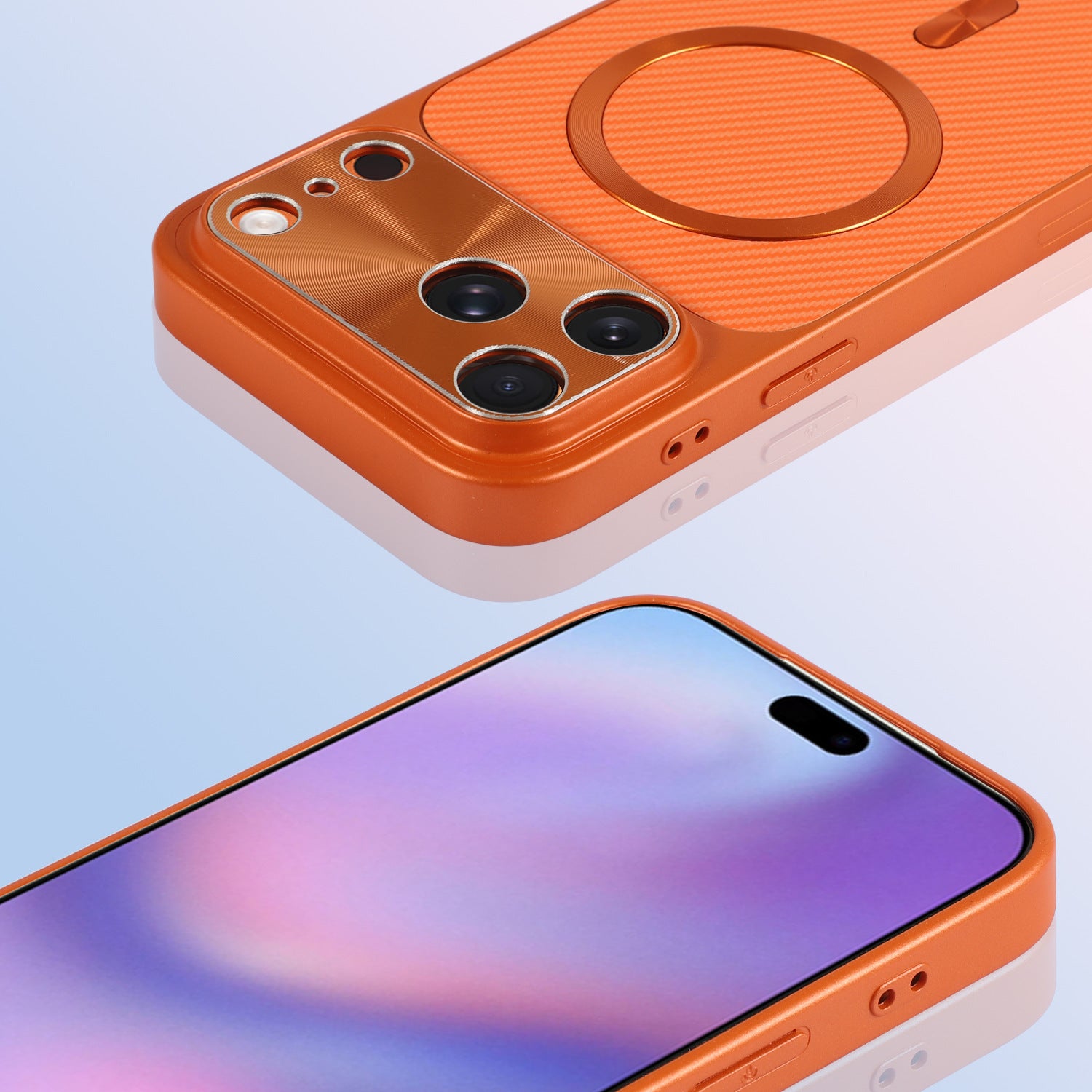 LEKCASE Magnetic iPhone 17 Case – Full Lens Coverage & Cavity Texture Shockproof Design LEKCASE