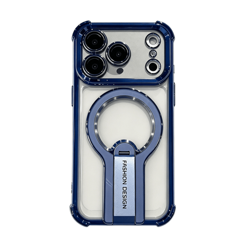 Invisible Bracket Magnetic Electroplating Mobile Phone Case LEKCASE