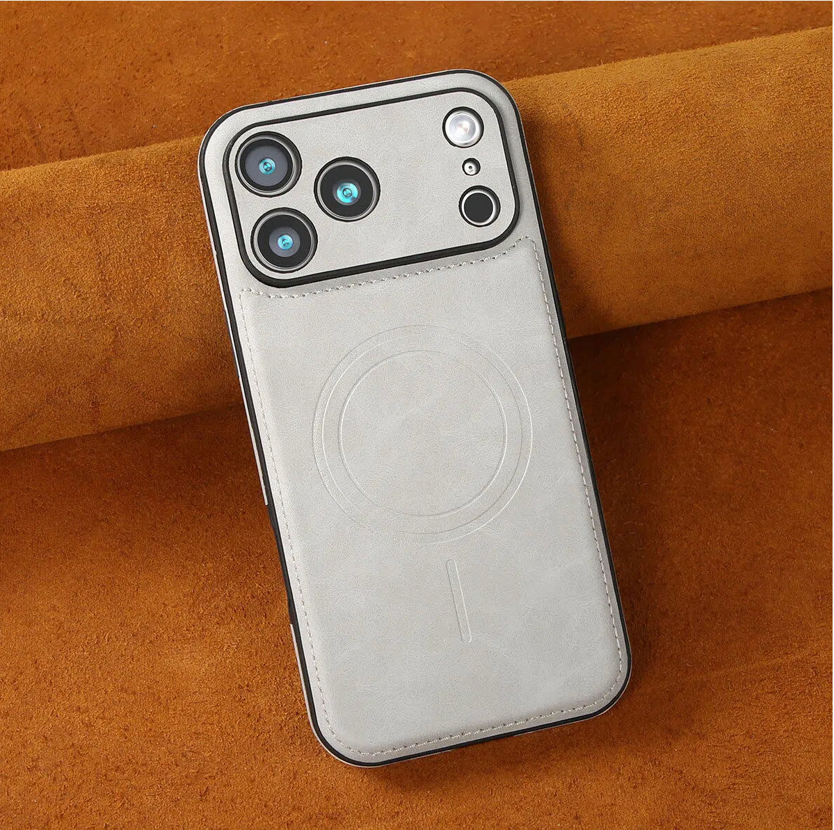 LEKCASE Magnetic Premium Leather Phone Case for iPhone 17 Series LEKCASE