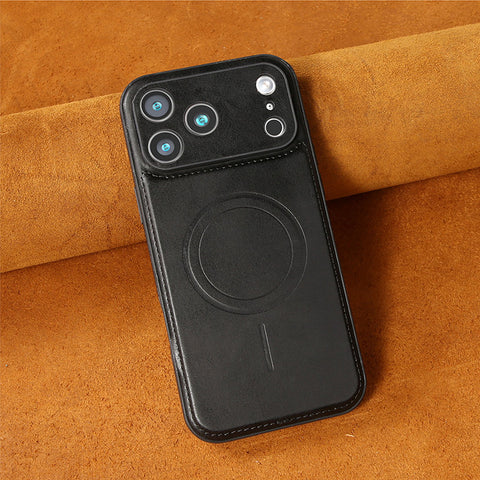 LEKCASE Magnetic Premium Leather Phone Case for iPhone 17 Series LEKCASE