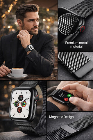 LEKCASE Apple Watch Premium Metal Magnetic Band LEKCASE