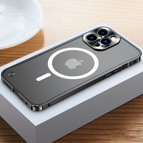 New iPhone 17 Series|Seahorse Buckle Metal Frame Anti-drop Lens Protective Case