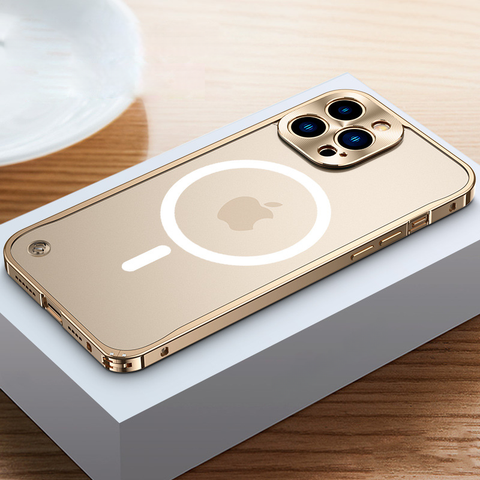 New iPhone 17 Series|Seahorse Buckle Metal Frame Anti-drop Lens Protective Case