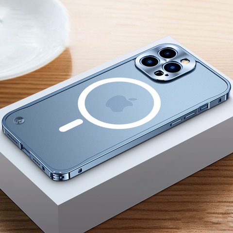 New iPhone 17 Series|Seahorse Buckle Metal Frame Anti-drop Lens Protective Case