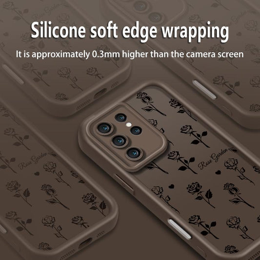 Fashionable rose-print phone case LEKCASE