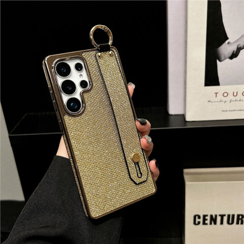 LEKCASE Samsung series electroplated wristband stand phone case LEKCASE