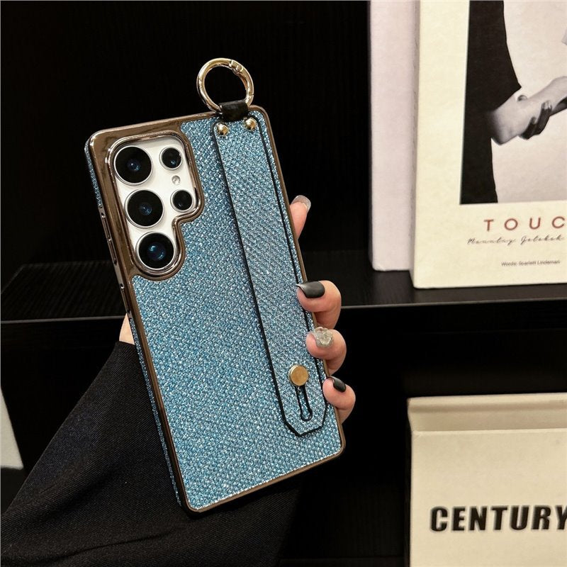 LEKCASE Samsung series electroplated wristband stand phone case LEKCASE