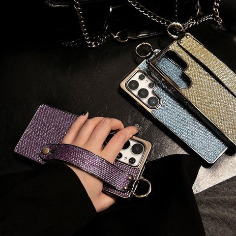 LEKCASE Samsung series electroplated wristband stand phone case LEKCASE