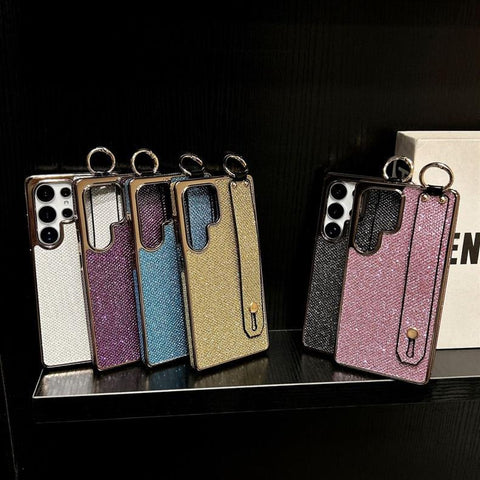 LEKCASE Samsung series electroplated wristband stand phone case LEKCASE