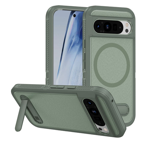 Magnetic ring bracket three-in-one full-coverage anti-fall mobile phone case