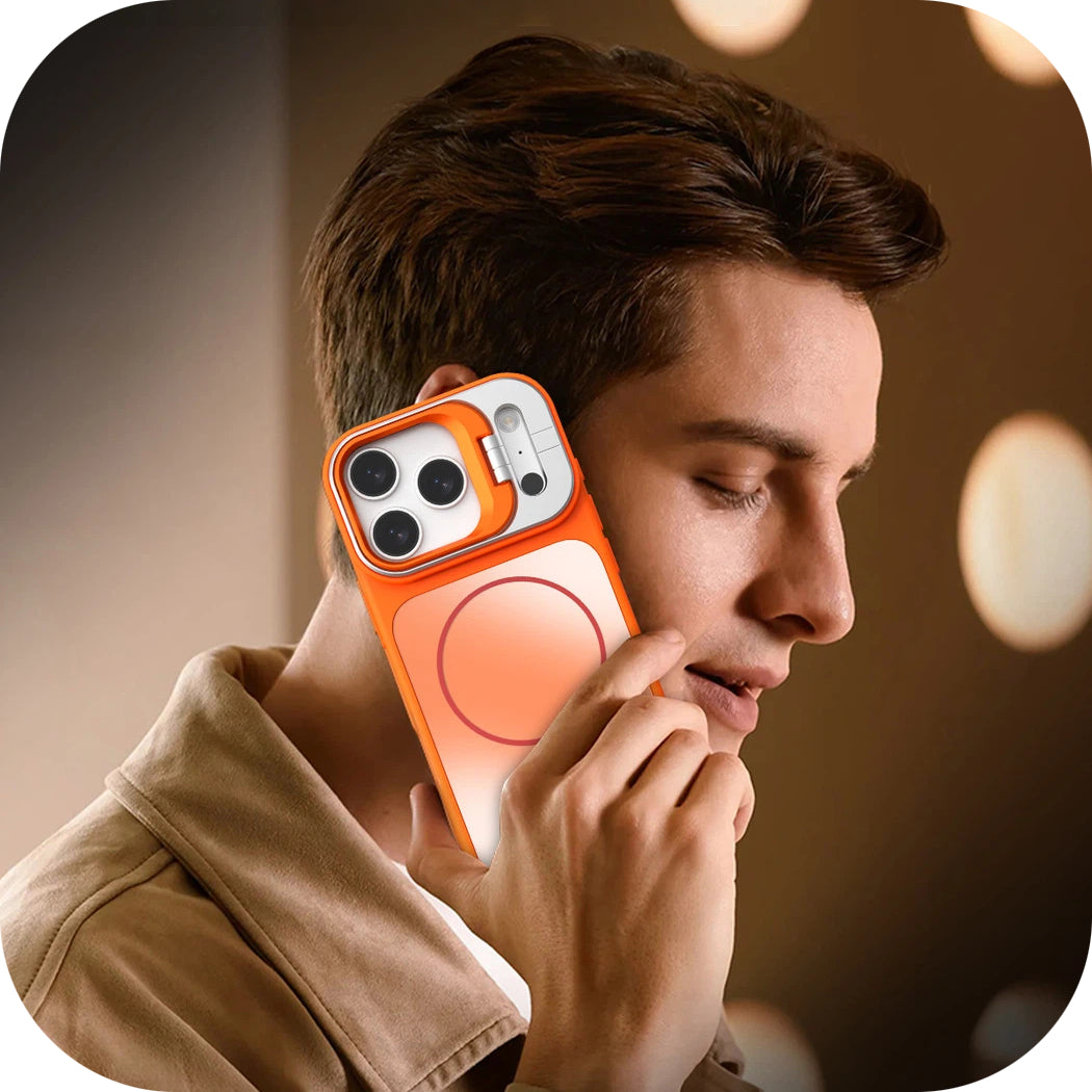 Full-Cover TPU Protection with Built-in Lens Stand LEKCASE