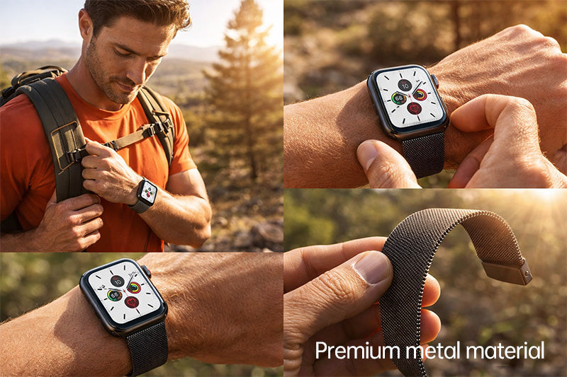 LEKCASE Apple Watch Premium Metal Magnetic Band LEKCASE