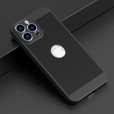 ♻️Fully enclosed grid heat dissipation magnetic phone case