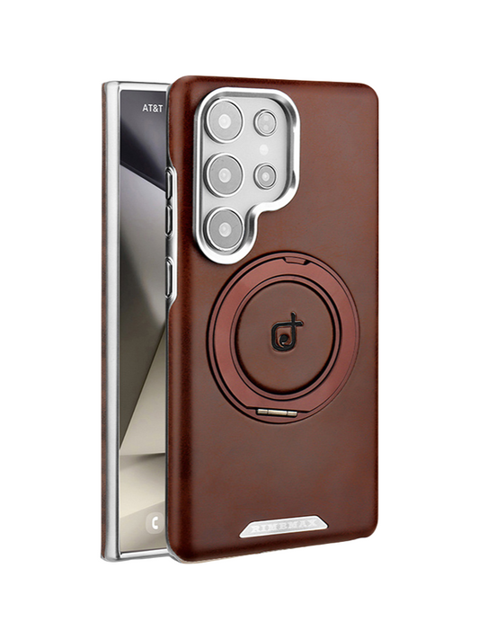 Magnetic Rotating Bracket Leather Protective Cover
