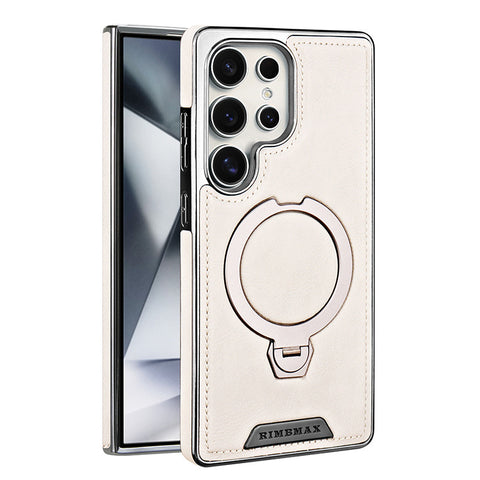 LEKCASE | High-end Leather Texture Mobile Phone Case With Rotating Magnetic Bracket