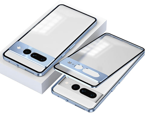 ♻️Snap-on Aluminum Alloy Magnetic Frosted Phone Case