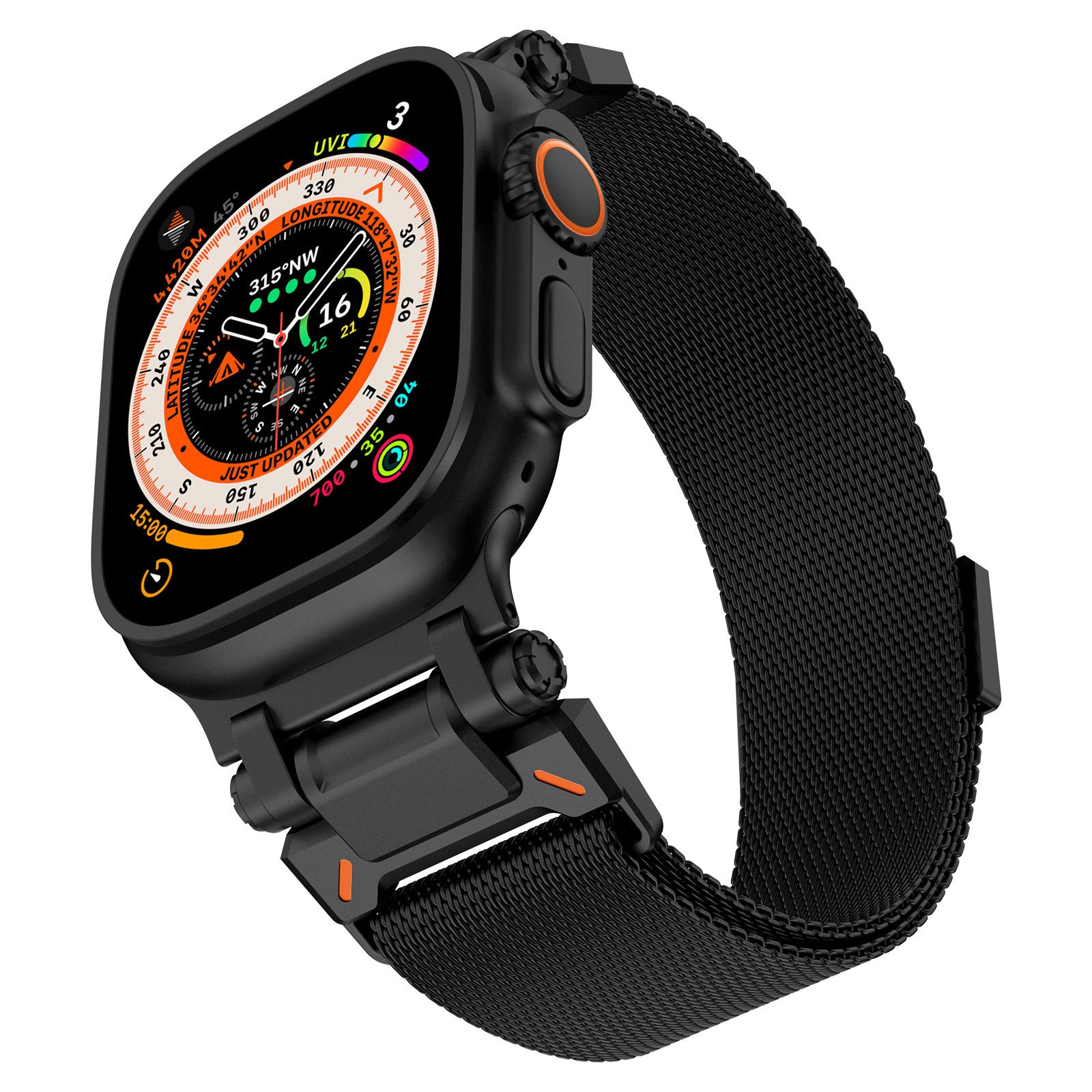 LEKCASE Apple Watch Stainless Steel Connector Strap LEKCASE