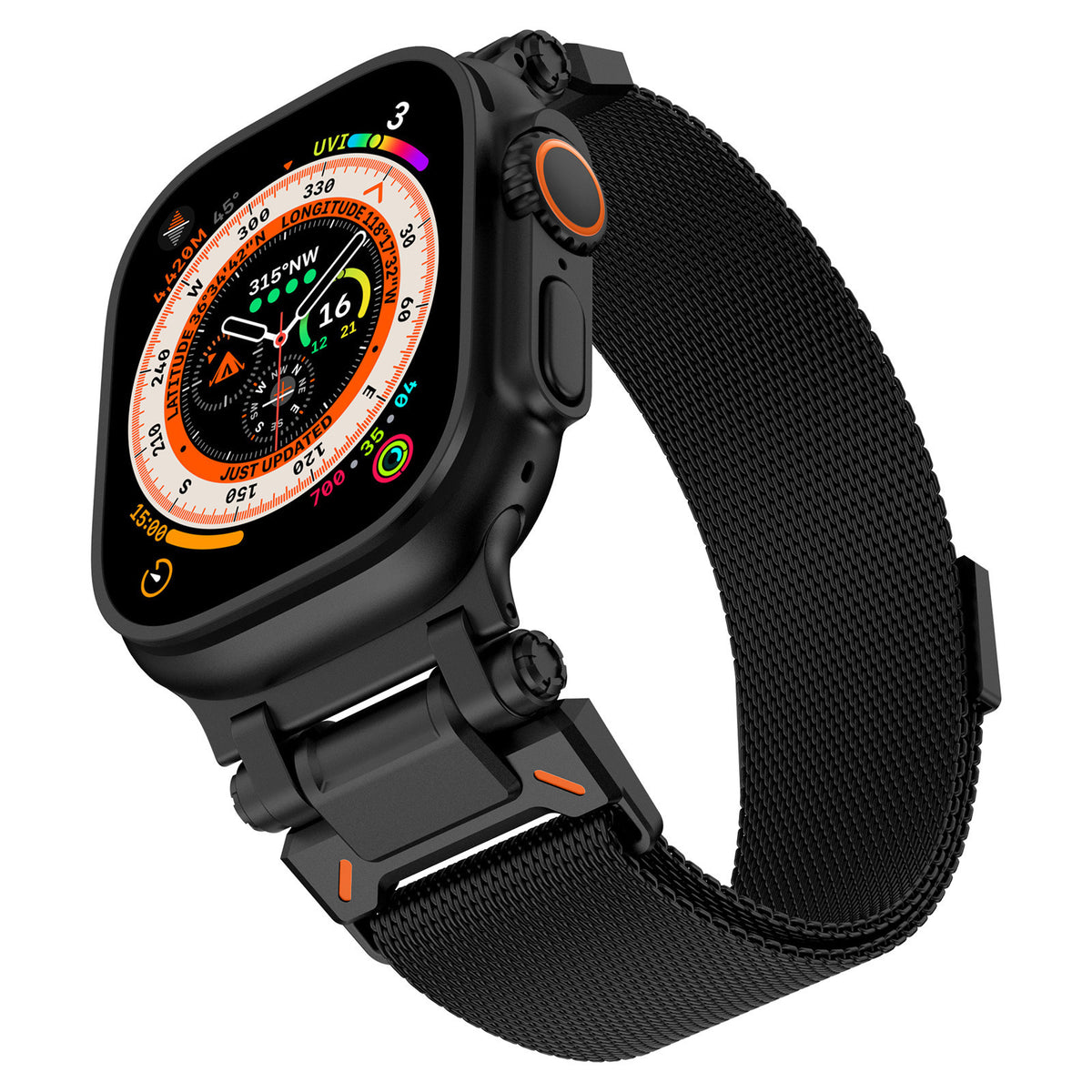 LEKCASE Apple Watch Stainless Steel Connector Strap LEKCASE