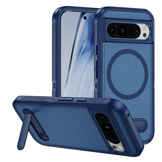 Magnetic ring bracket three-in-one full-coverage anti-fall mobile phone case LEKCASE