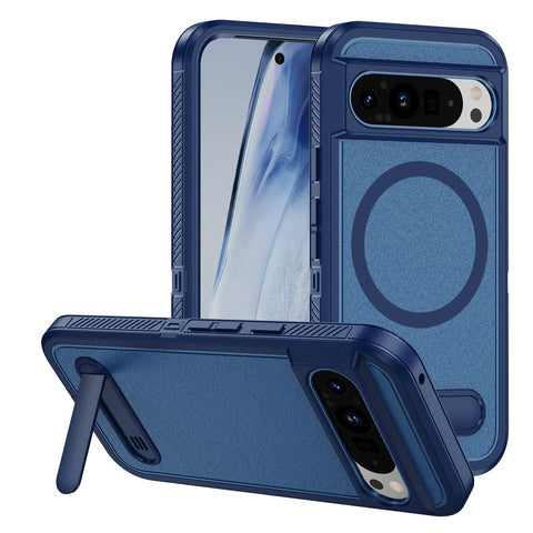 Magnetic ring bracket three-in-one full-coverage anti-fall mobile phone case