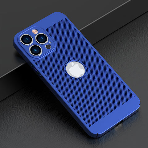 ♻️Fully enclosed grid heat dissipation magnetic phone case