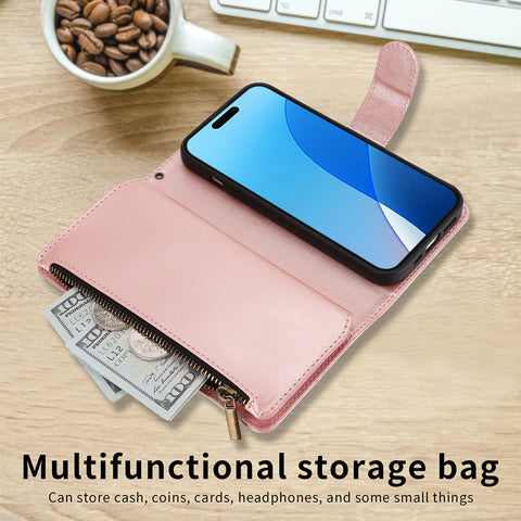 LEKCASE iPhone Multifunctional Butterfly Flip Card Holder Phone Case
