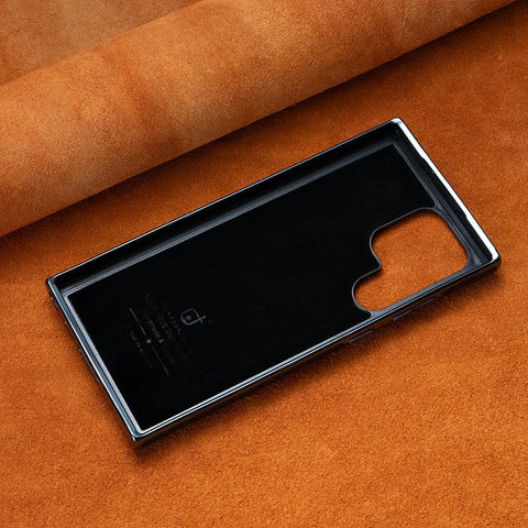 LEKCASE Business Men's Magnetic Full-Coverage Drop-Proof Leather Phone Case