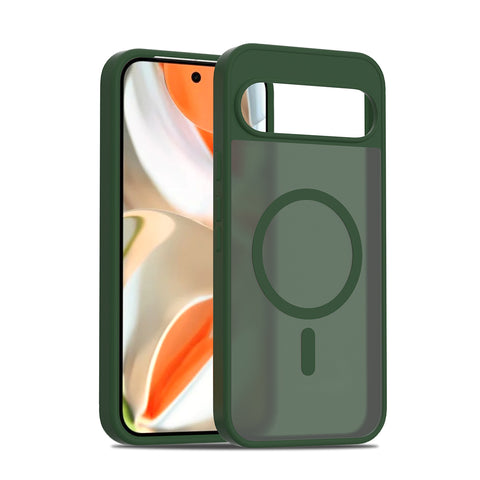 Skin-feeling magnetic two-in-one semi-transparent matte case