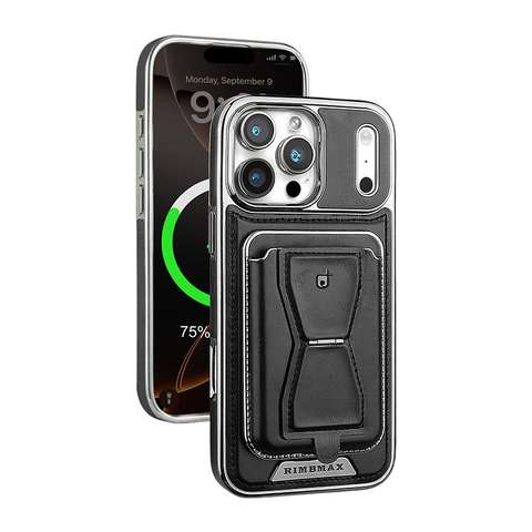 Leather Wallet Case with Magnetic Stand LEKCASE