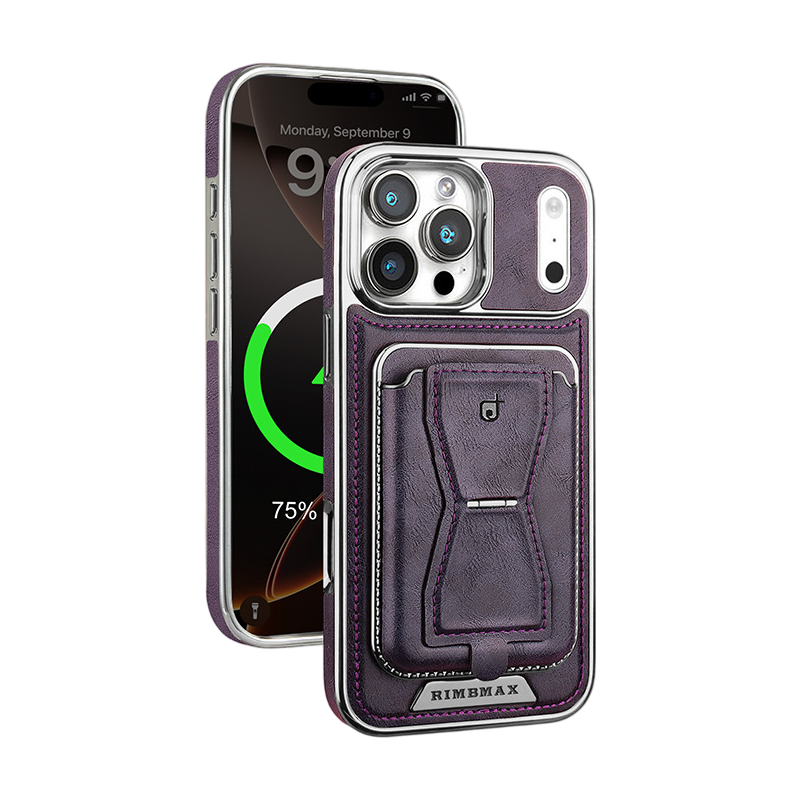 Leather Wallet Case with Magnetic Stand LEKCASE