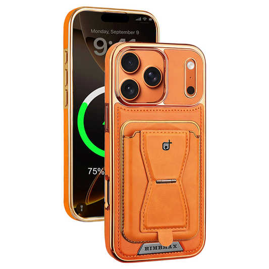Leather Wallet Case with Magnetic Stand LEKCASE