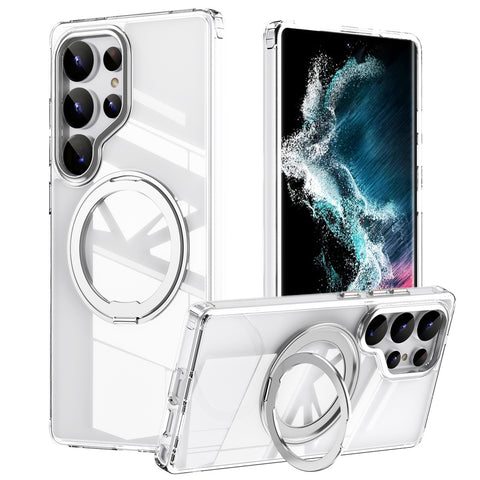 Magnetic 360-degree Rotating MagSafe Stand Protective Case