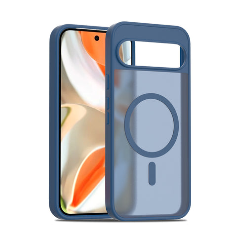 Skin-feeling magnetic two-in-one semi-transparent matte case