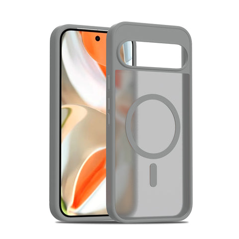 Skin-feeling magnetic two-in-one semi-transparent matte case