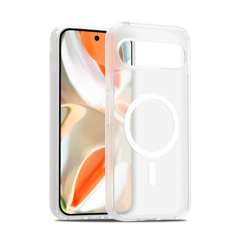 Skin-feeling magnetic two-in-one semi-transparent matte case