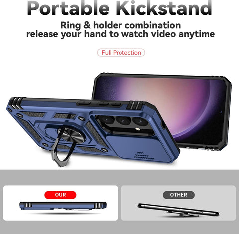 Magnetic Protective Cover With Window Holder And Wireless Charging