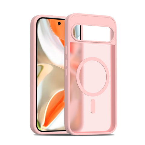 Skin-feeling magnetic two-in-one semi-transparent matte case