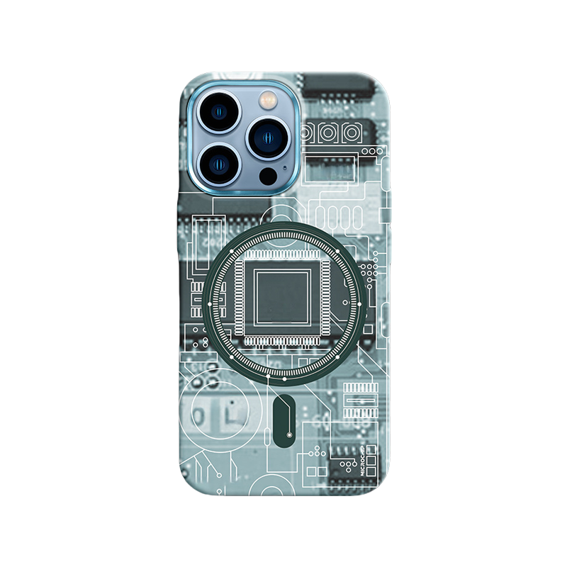 Magnetic Protective Case With Luminous Technology Circuit Board Design LEKCASE