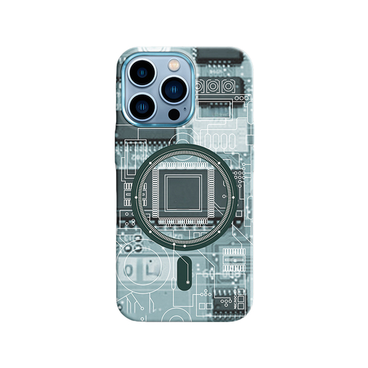 Magnetic Protective Case With Luminous Technology Circuit Board Design LEKCASE