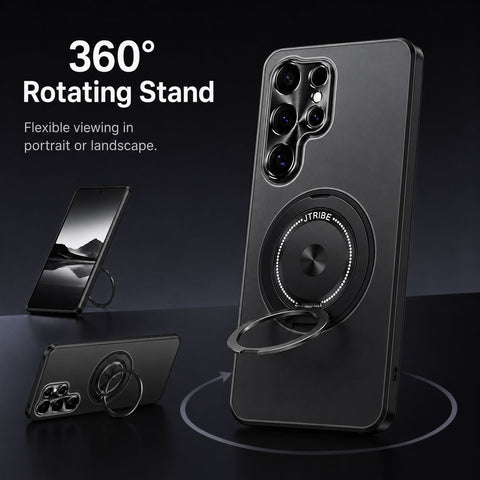 Samsung S26 Ultra Rotating Stand Magnetic Wireless Charging Phone Case LEKCASE