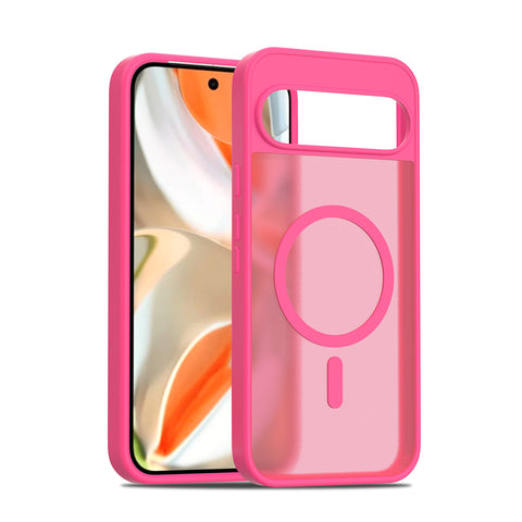 Skin-feeling magnetic two-in-one semi-transparent matte case