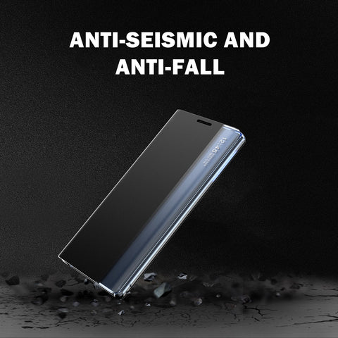 For Samsung Galaxy S25 Series Smart View Flip Leather Case