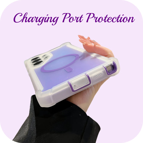 LEKCASE | Gradient Magnetic Space Shell With Four-corner Anti-drop